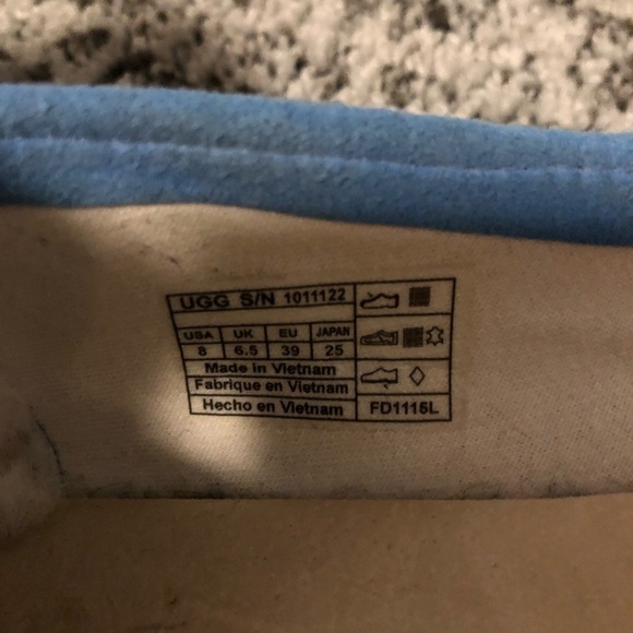 Ugg Marleigh Serape Genuine Lamb Fur Multicolored Sandal Size 8 - Picture 9 of 9